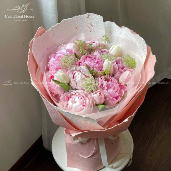 Bó hoa Peony gần Lotte Mall Hồ Tây Hà Nội 3